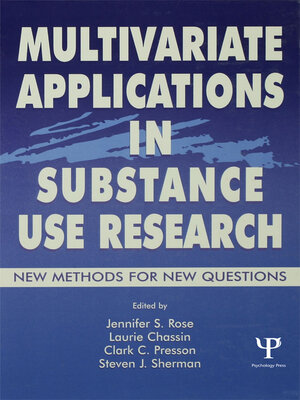 cover image of Multivariate Applications in Substance Use Research